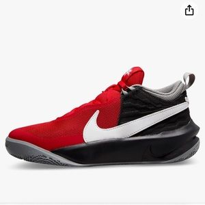 Nike Big Kid's Team Hustle D 10 University Red/White (CW6735 607) - 3Y